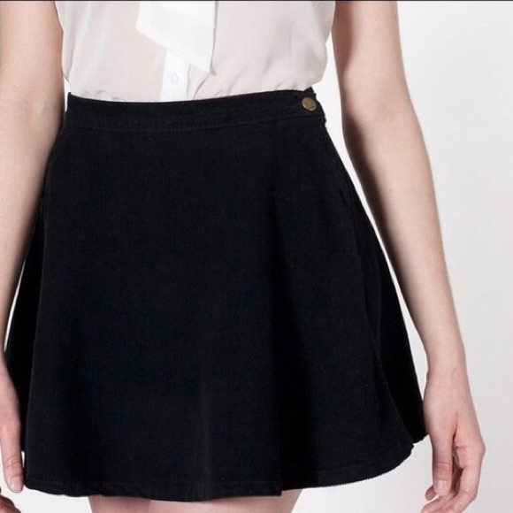 Black American Apparel Circle Skirt - Picture 2 of 6